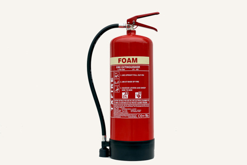 How to use a portable foam fire extinguisher