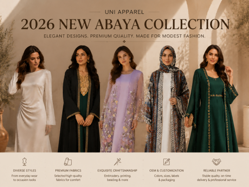 UNI Apparel مجموعه 2026 Abaya را با طرح‌های جدید مد ساده گسترش می‌دهد