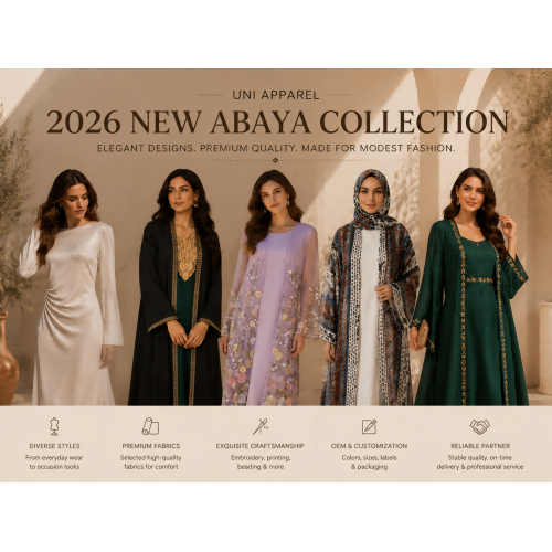 UNI Apparel مجموعه 2026 Abaya را با طرح‌های جدید مد ساده گسترش می‌دهد