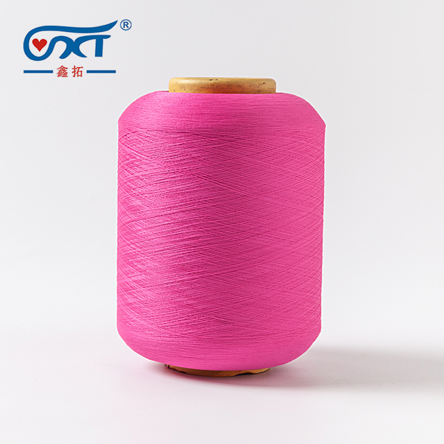 Bright Color SCY Single Polyester Spandex Covered Yarn