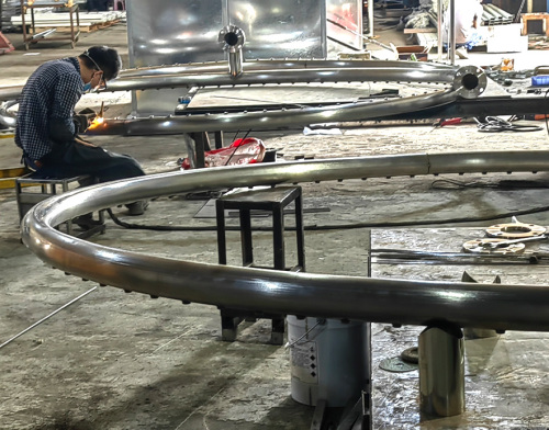 Фонтсияи Dewy Mender - Истеҳсоли муқаррарии коркарди қубурҳои пӯлоди дастпӯшак