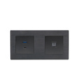 International Multi-Combination Two-Way Plug Sockets with USB Charging Port - CN;ZHE1