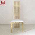 Gold Stainless Steel VIP High Back Dining Chairs for Wedding and Event Furniture1
