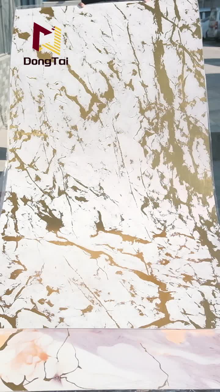 PVC Wall Panelu UV arkusz marmurowy