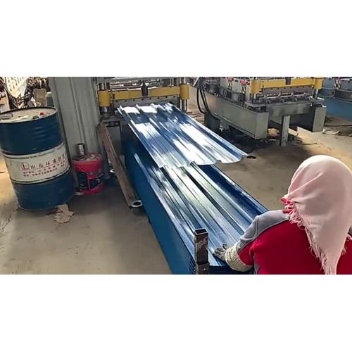 Color coated corrugated steel plate