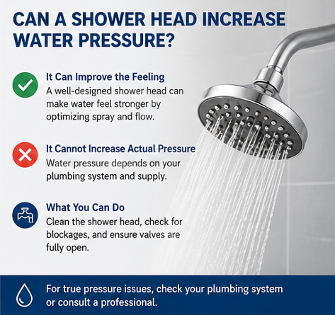Can a Shower Head Increase Water Pressure?