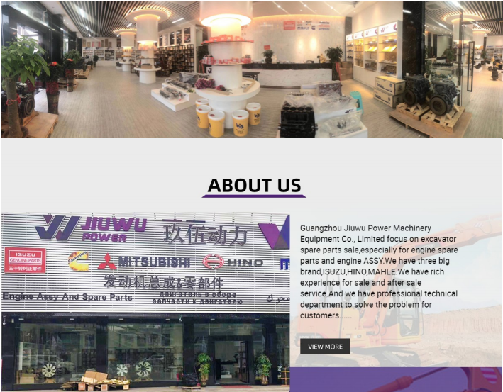 JIUWU POWER EXCAVATOR PARTS EXPORTER