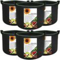 Pots de tissu d&#39;aération avec des poignées de plante épaissie de plante non tissée Sac de culture pour les fleurs et plantation de pommes de terre tomates et légumes1