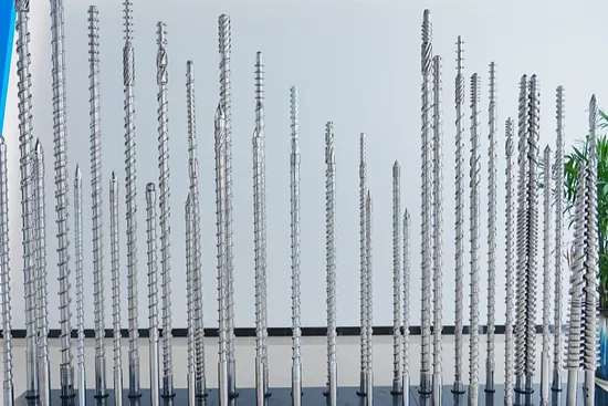 Krauss maffei kmd ce solong tornilyo at bariles para sa plastic extruder machine1