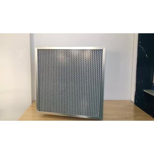 Boîte de purificateur d'air résistant à haute température à haute température Boîte de filtre à air en métal F61