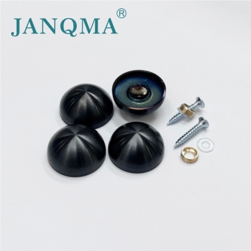 Характеристики полукруглых зеркальных винтовых колпачков песочно-черного цвета