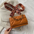 New Fashion PU Leather Handbag For Women Waterproof  Square Shoulder Bag Luxury Candy Colour Message Bag1