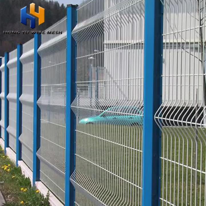 Hochwertiger 3D -kurviger PVC -beschichteter, verzinkter geschweißter Maschenzaun zum Verkauf1