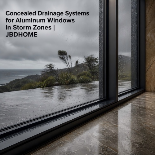 Sistemas de drenaje ocultos para ventanas de aluminio en zonas de tormentas | JBDHOME
