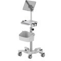 Europe OEM Portable ECG Medical Cart with Ultrasound Stand1
