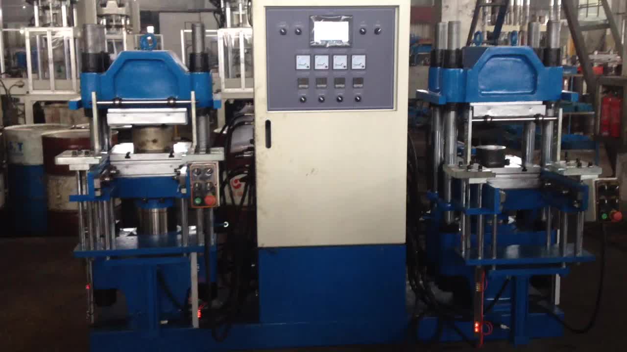 Mesin Pembentuk Getah Getah Platen Vulcanizing Molding Machine1