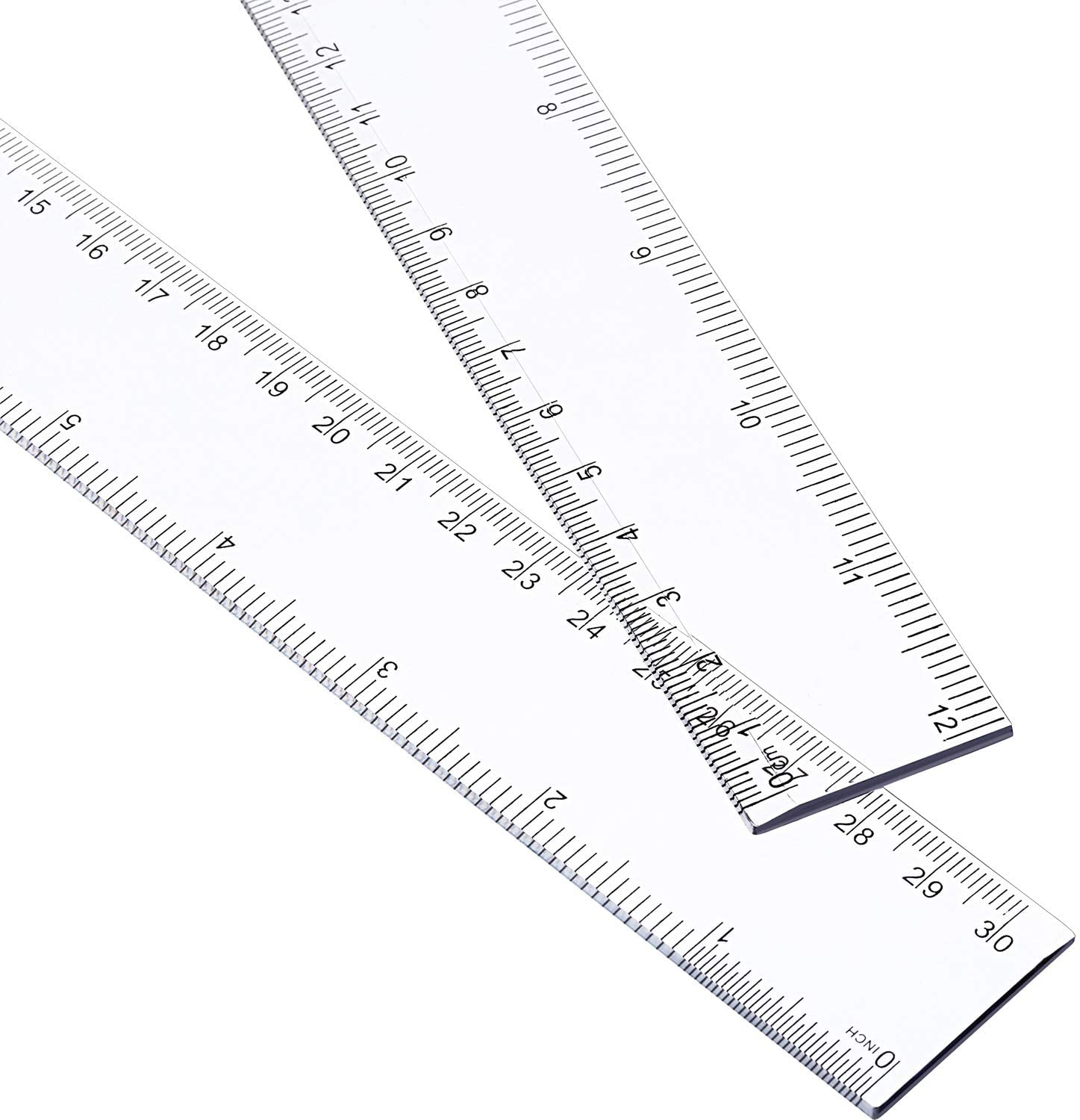 Clear plastic ruler for student