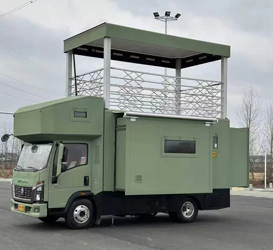 Van Perkhemahan Mudah Alih HOWO 4-6 Orang Mewah, Treler Kembara Pintar, Rumah RV Panel Suria untuk Dijual1