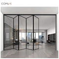 Customized Soundproof Aluminum Bifold Patio Door with Tempered Glass1
