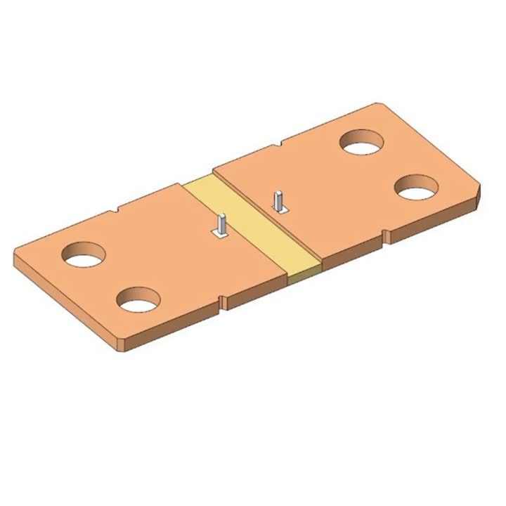 1000A/50µΩ HYCS8536L050F2P0 Resistor de derivação do tipo pino