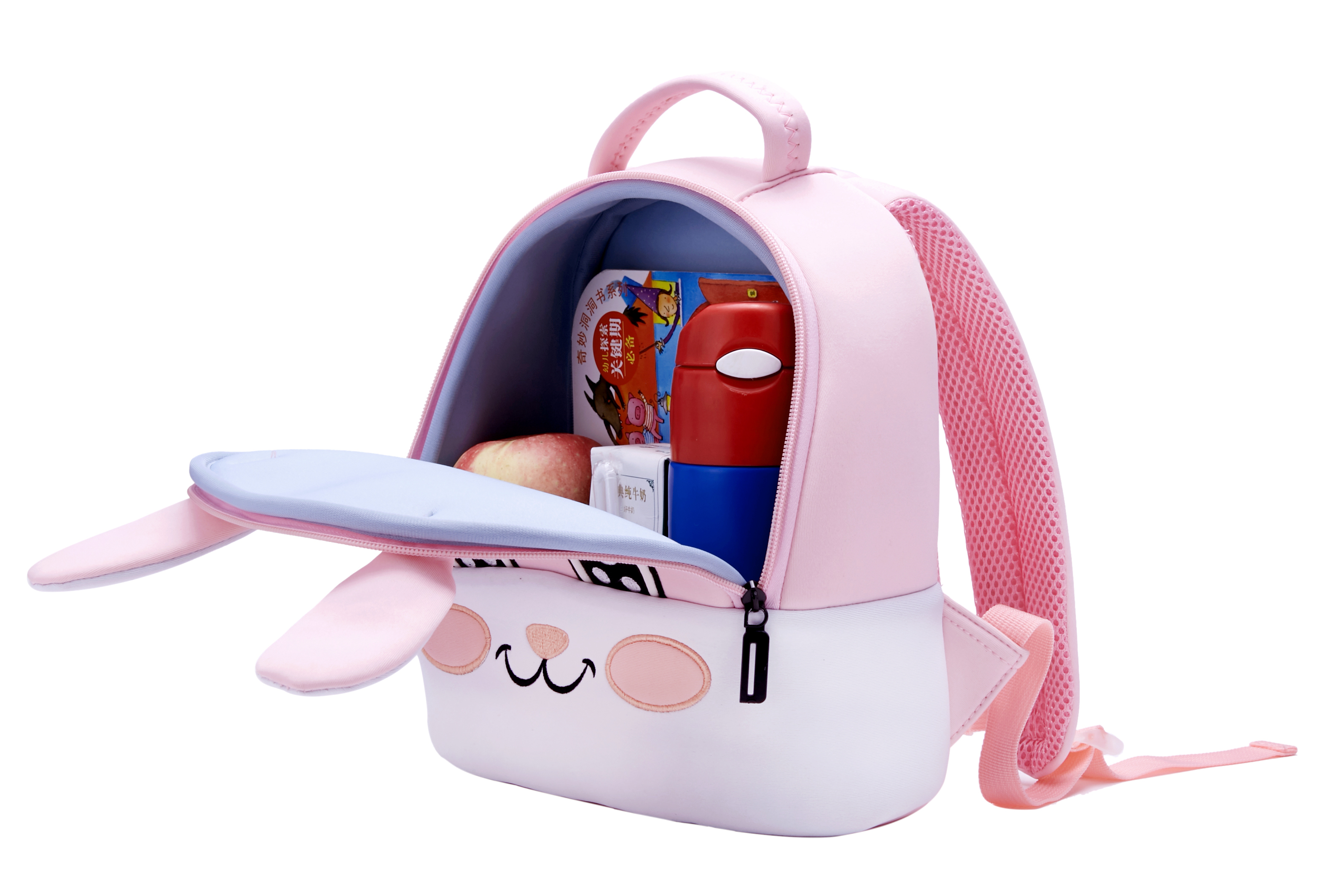 3D Embroidered Rabbit Children School bag