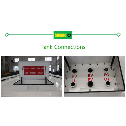 Details of Tank Connections