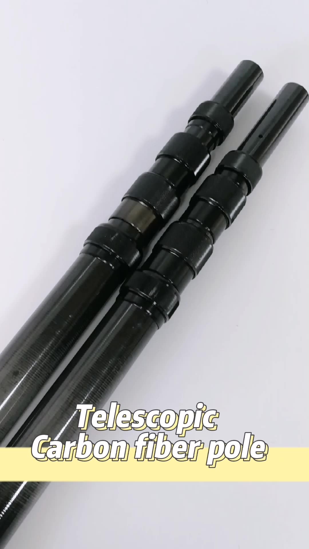 Horyen Custom 3K Carbonfaserrohr ausstrecken Röhrchen Kohlefaser -Teleskopröhrchen mit Lock1