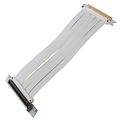 PCIe 4.0 Cable 30cm 90 Degree PCI-E X16 to X16 Gen 4 Graphics Card Extension Cable - White1