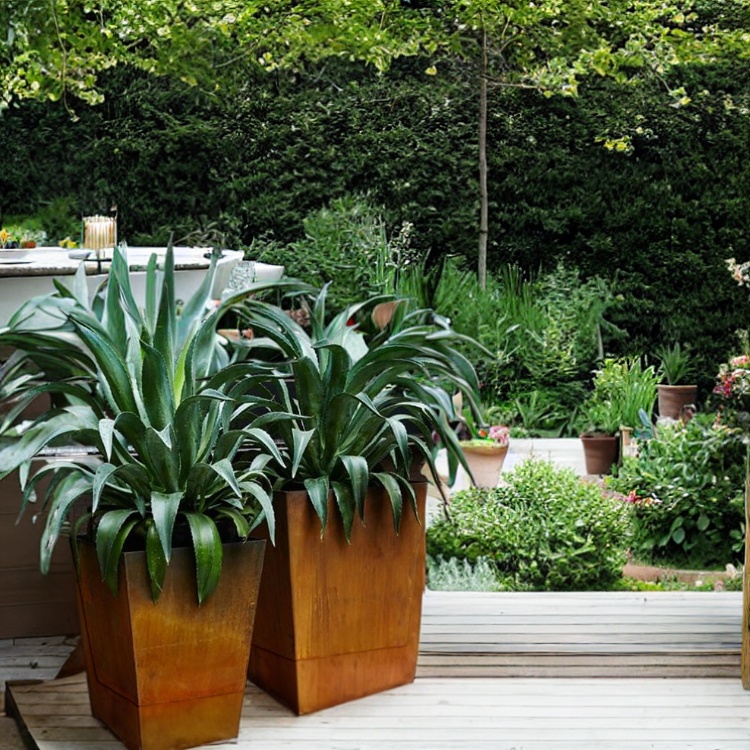 square planter boxes