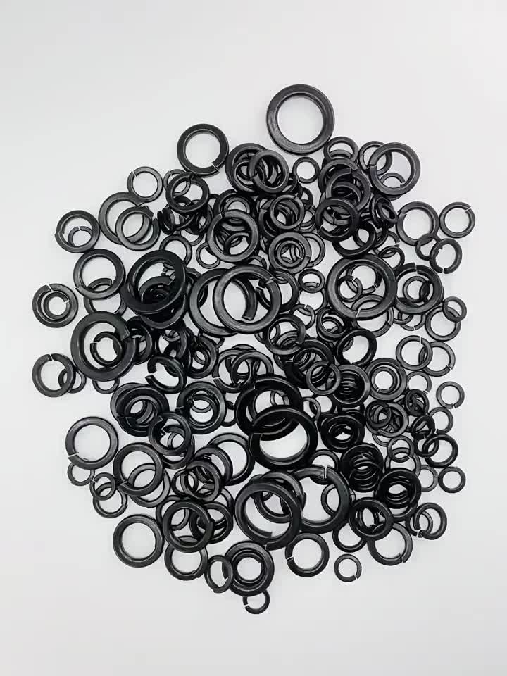 Zinc Plated Single Coil Spring Lock Washers
