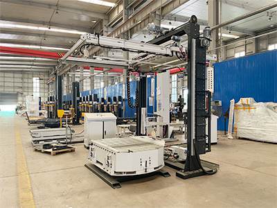 Top-Cover Online Stretch Wrapping Machines Are Improving Pallet Waterproof Packaging Performance, and More Factories Are Paying Attention to Top Protection