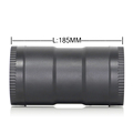 4 Inch Straight Through Duct Fan - Hon&Guan Plastic Inline Duct Fan1