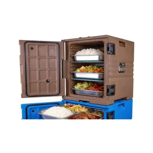 Тэрмаізаляваны кантэйнер для грамадскага харчавання Ізаляваны перавозчык верхніх пагрузчыкаў