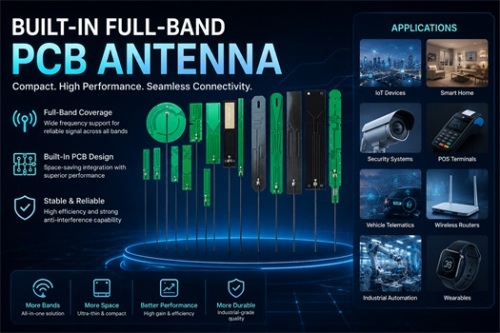Por que as antenas PCB de banda completa integradas estão se tornando a escolha preferida para dispositivos IoT modernos？