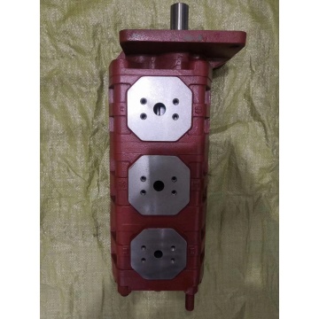 Hydraulic gear pump factory test bed oil pollution control program