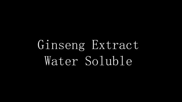 Ginseng extrahieren wasserlöslich