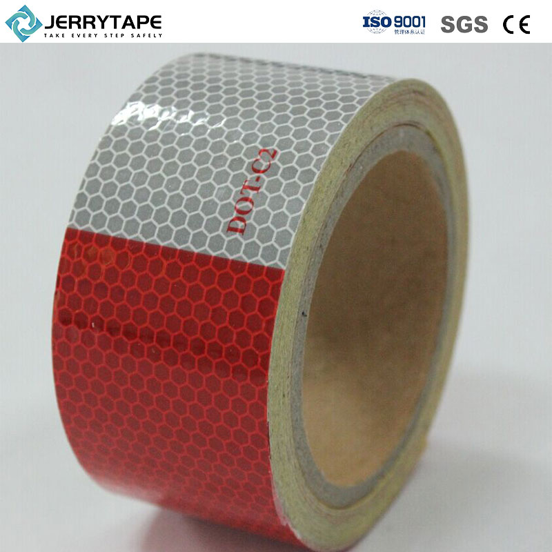 Kwaliteit Prismatic PVC Safety Reflective Sheet Tape