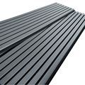 60cm Oak Slatted Wooden Soundproof Ceiling Panels1