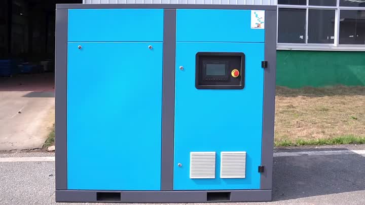 100HP PMVSD screw compressor blue