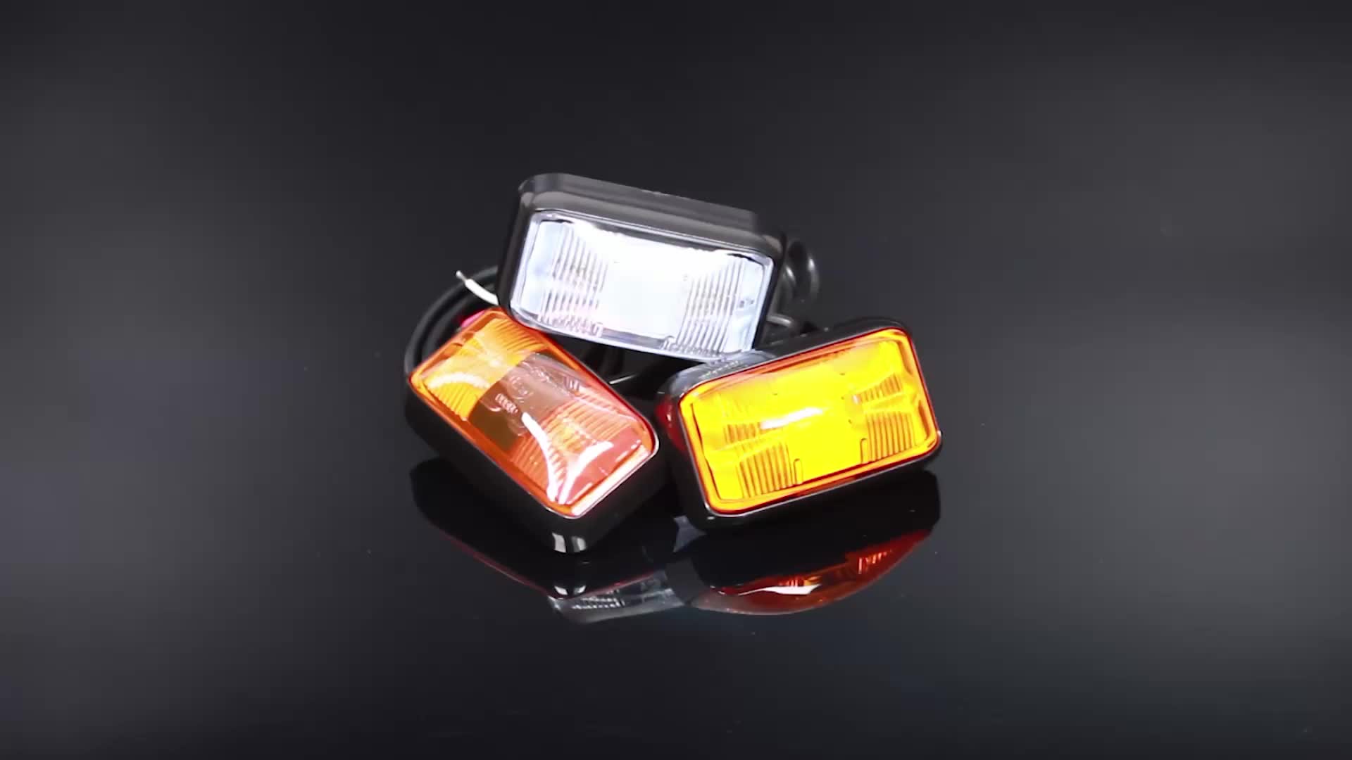 Mini Style Car Shape Amber Beam Högkvalitativ billig pris LED -indikator Clearance Sidemarkör för lastbilsvagnar och traktor1