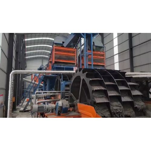 Wheel bucket sand wash machine