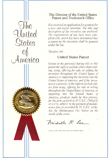 US patent authorization