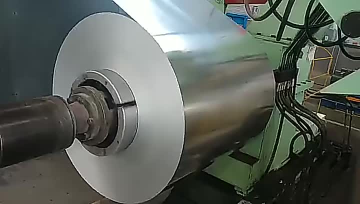 Vídeo de bobina de aço galvanizado