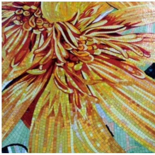 Khảm thủy tinh có hoa văn bằng tay là một loại hình nghệ thuật vượt thời gian và đẹp