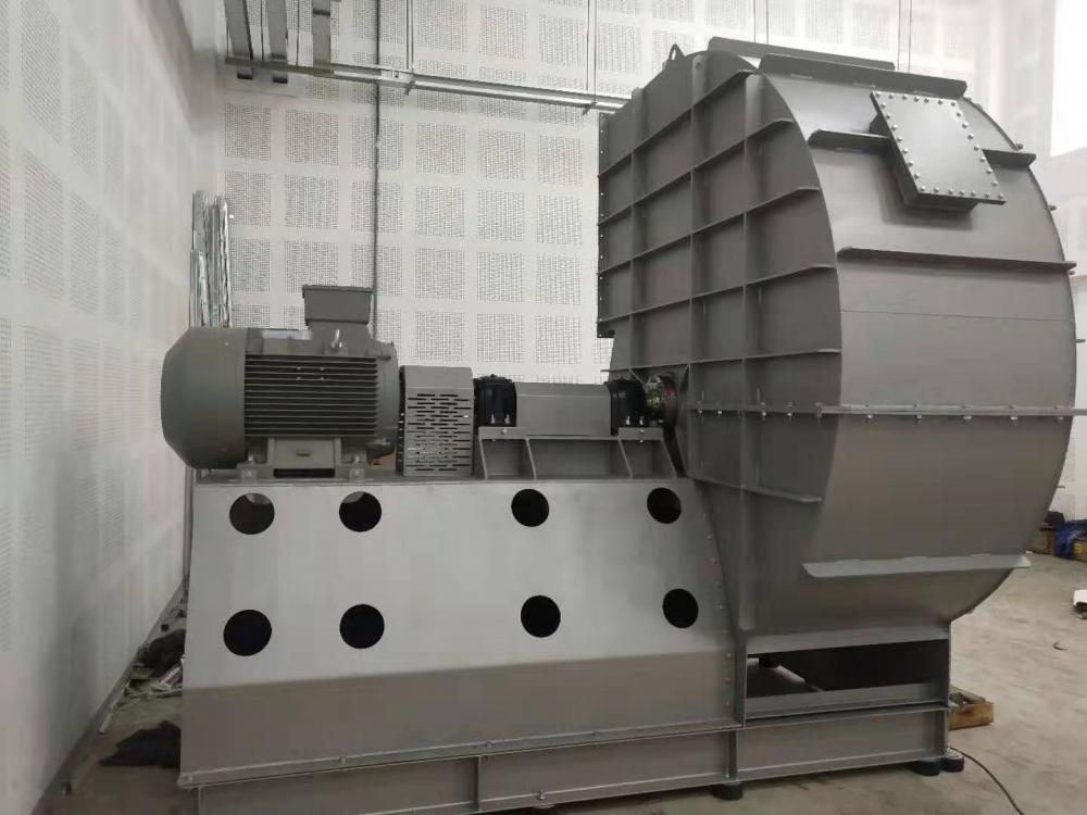 The zero-leakage ultra-high-efficiency centrifugal fan is used in the Shanghai Aircraft Design and R
