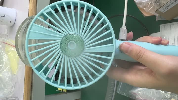 Placa de atomizador de ventilador de mão