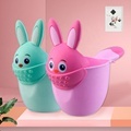 BPA-Free Kids Shower Cup with Animal Shape and Two Colors for Baby Shampoo1