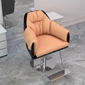 Groothandel gratis monster tillende roterende roestvrijstalen PU Leer Saleers salon Swivel Hair Cutting Styling Styling Barber Chair1