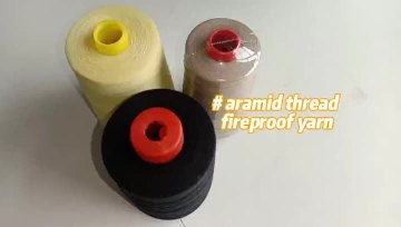 Aramid sewing thread