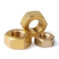 High Quality Polished Copper Hexagonal Nuts & Brass Screw Caps for Healthcare Applications1